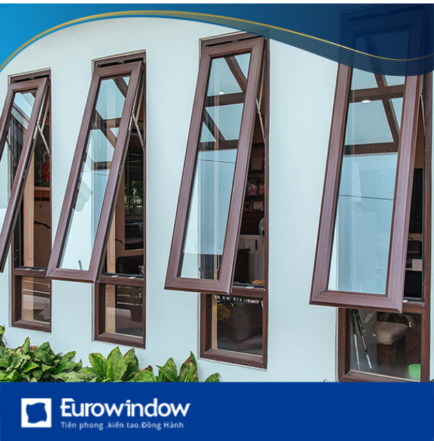 Cửa Sổ Nhôm Mở Hất Eurowindow
