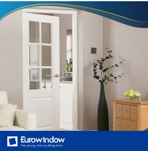 Cửa Đi Nhựa Upvc 1 Cánh Mở Quay Trong